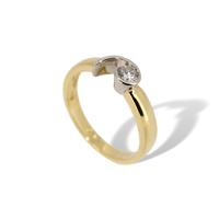 Anello solitario Idee Preziose dal 1987 ANOR-66-201 in oro 18k e diamanti naturali Donna  - ANOR-66-201